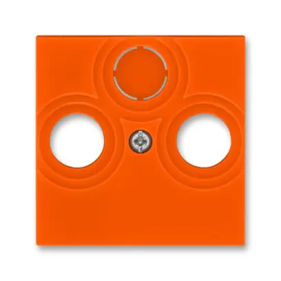 5011H-A00300 66  Kryt zásuvky anténní, s vylamovacím otvorem, oranžová